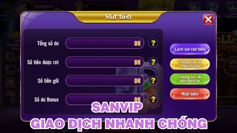Trang chủ 25 Giao dịch thanh toán San Vip