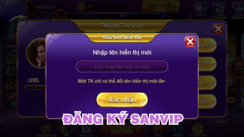 Đăng ký 2 Thủ tục mở tài khoản San Vip